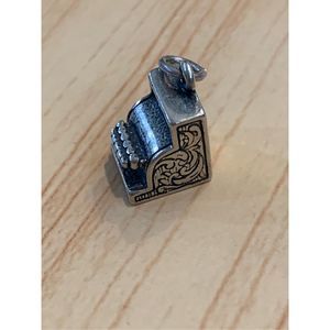 Cash Register Sterling Silver Jewelry Charm